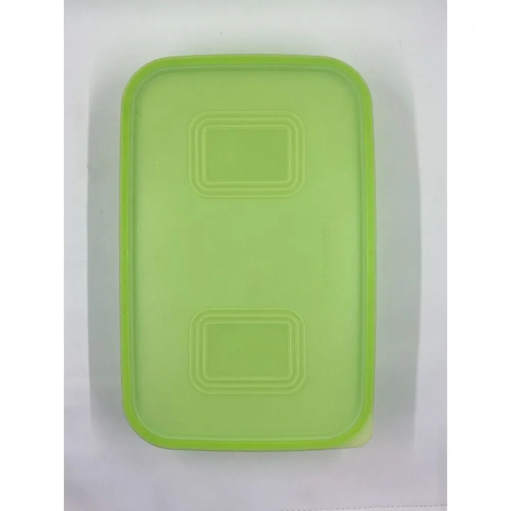 Tupperware Quadro Storage Containers (Set of 2) 6049, 6050 Green